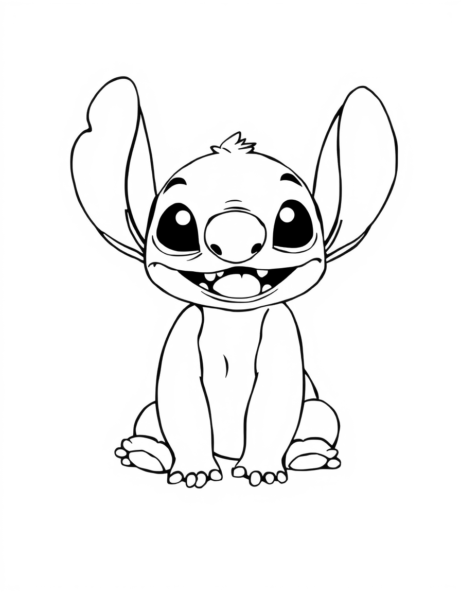 Stitch Coloriage Enfant